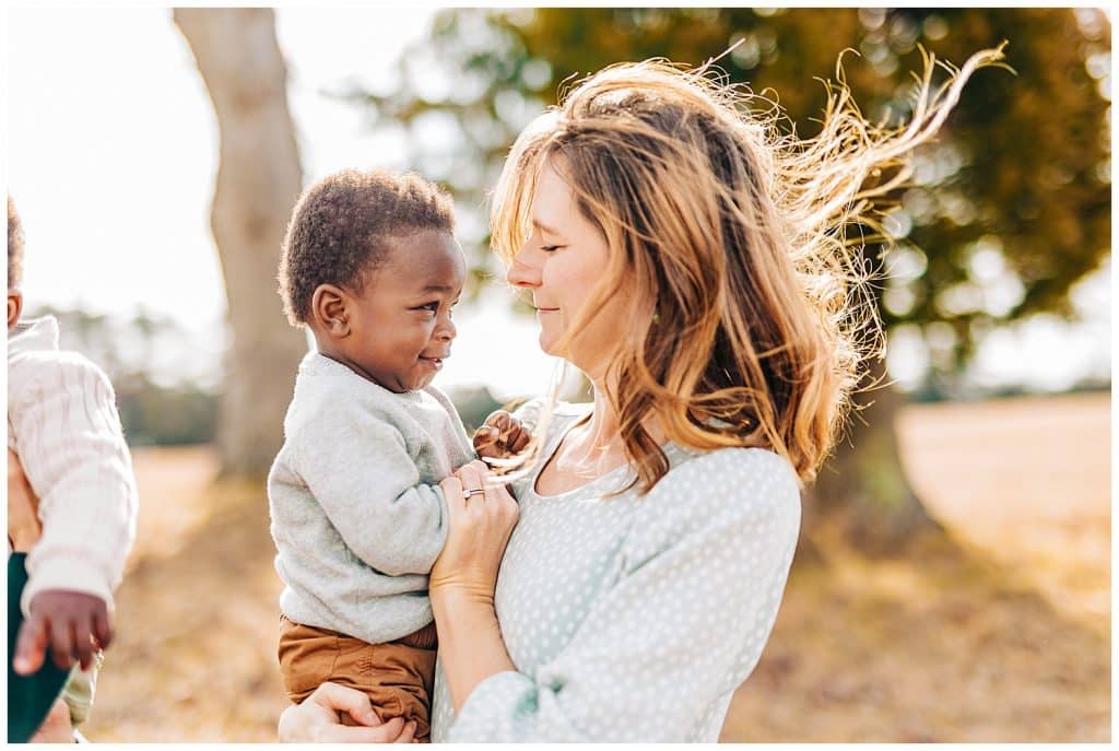 mother and son