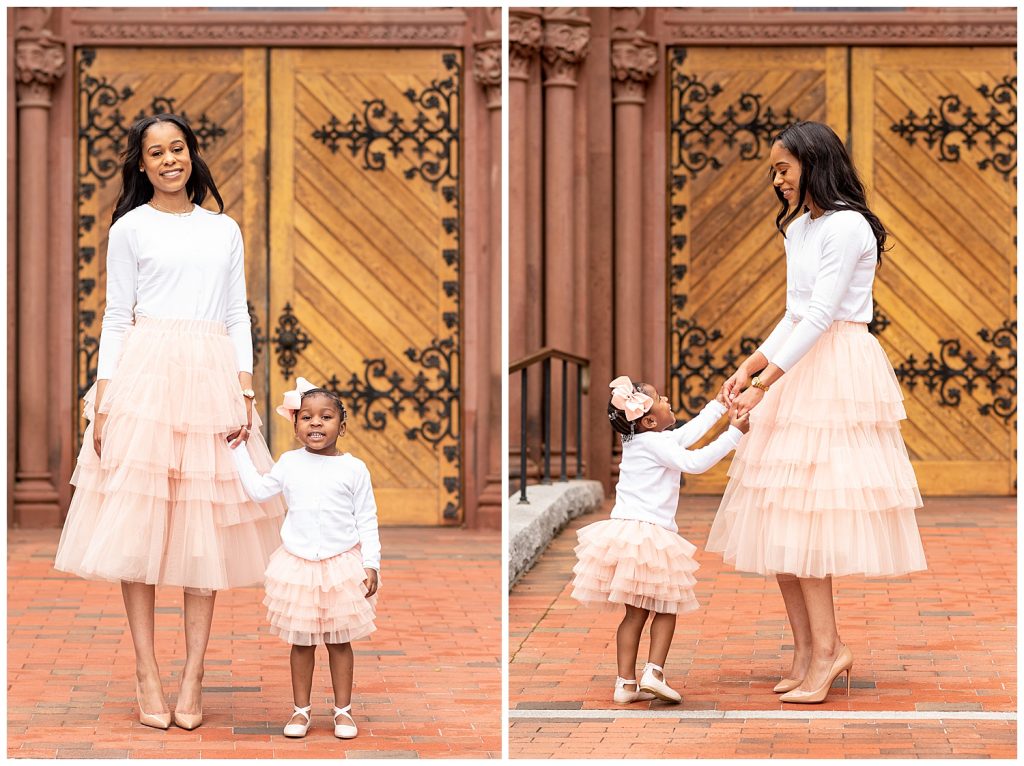 mother and daughter