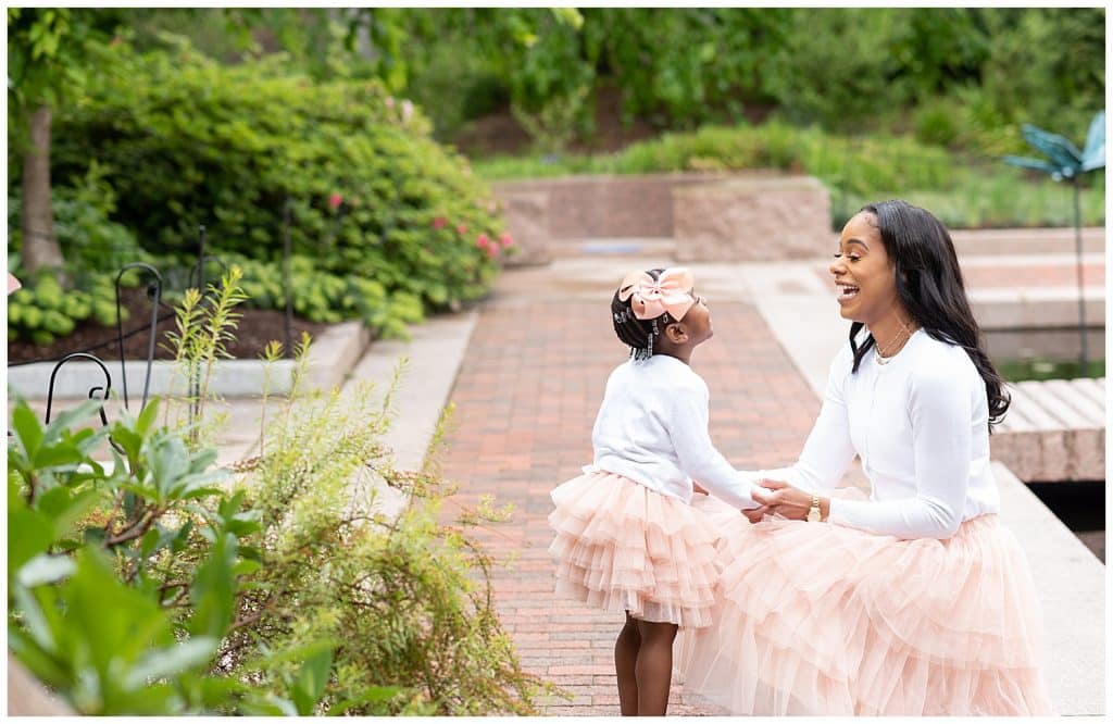 mother and daughter