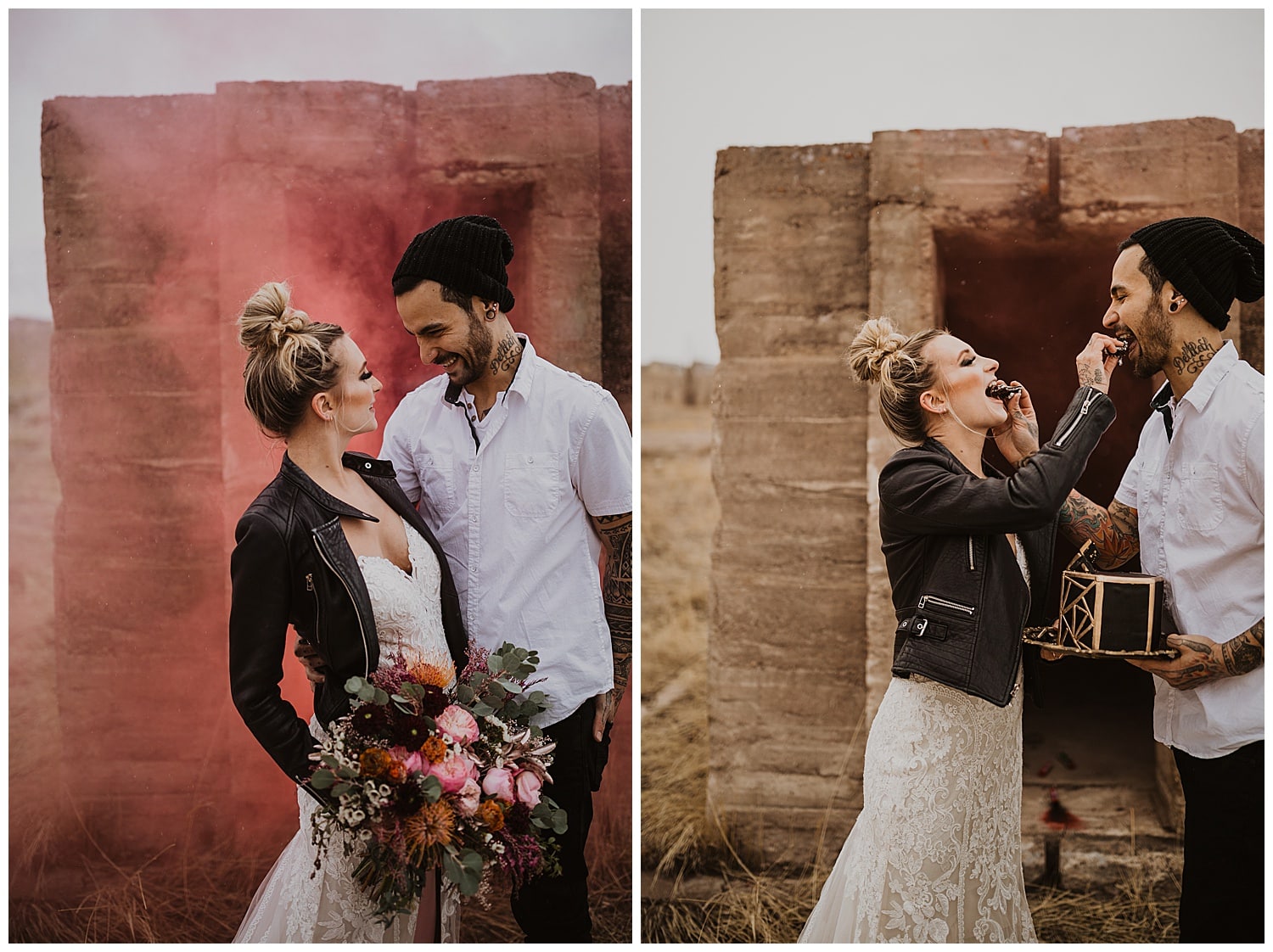 sweet wedding couple