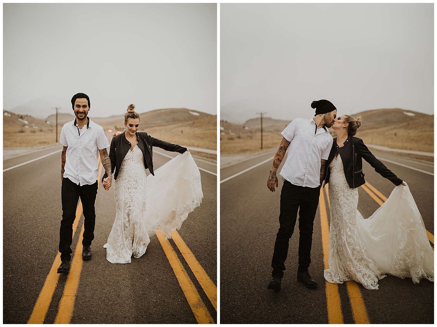 couple in street