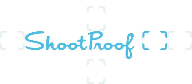 ShootProof logo with spacing around the mark