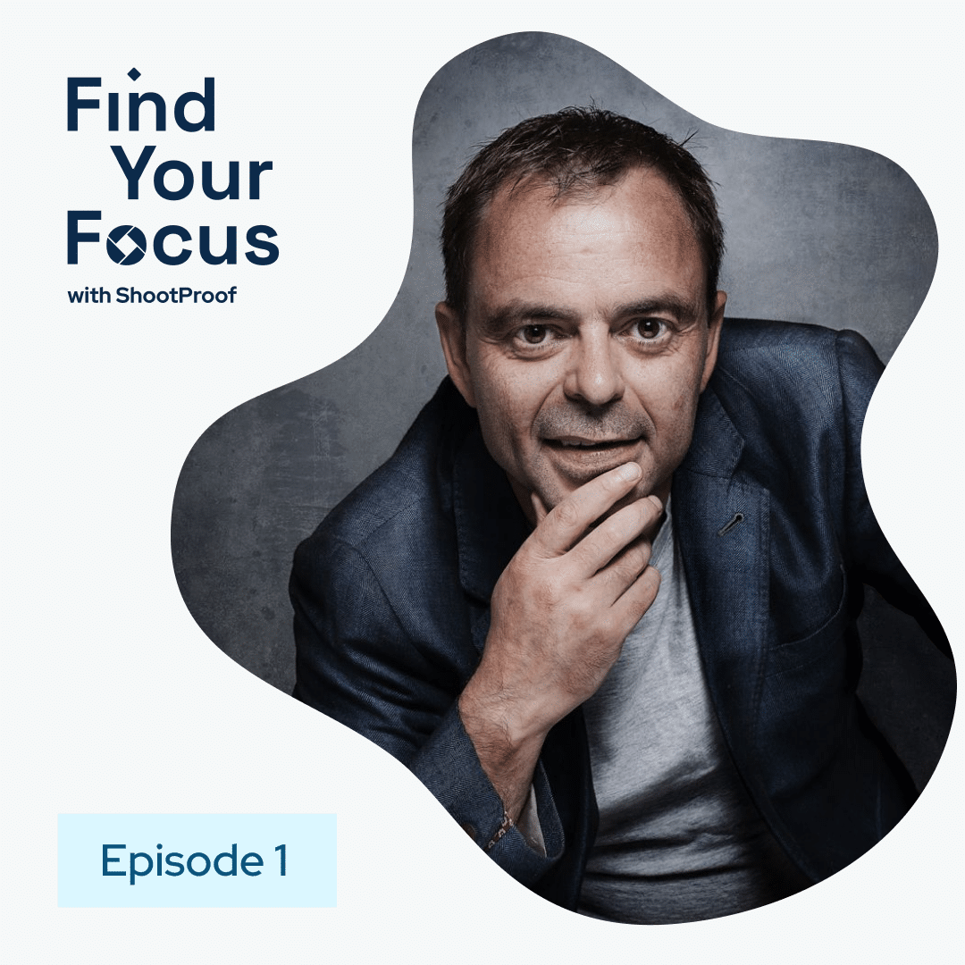 Find Your Focus with ShootProof Episode 1 graphic with headshot of Christopher Hall