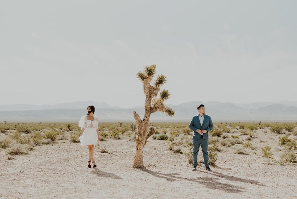 couple in desert
