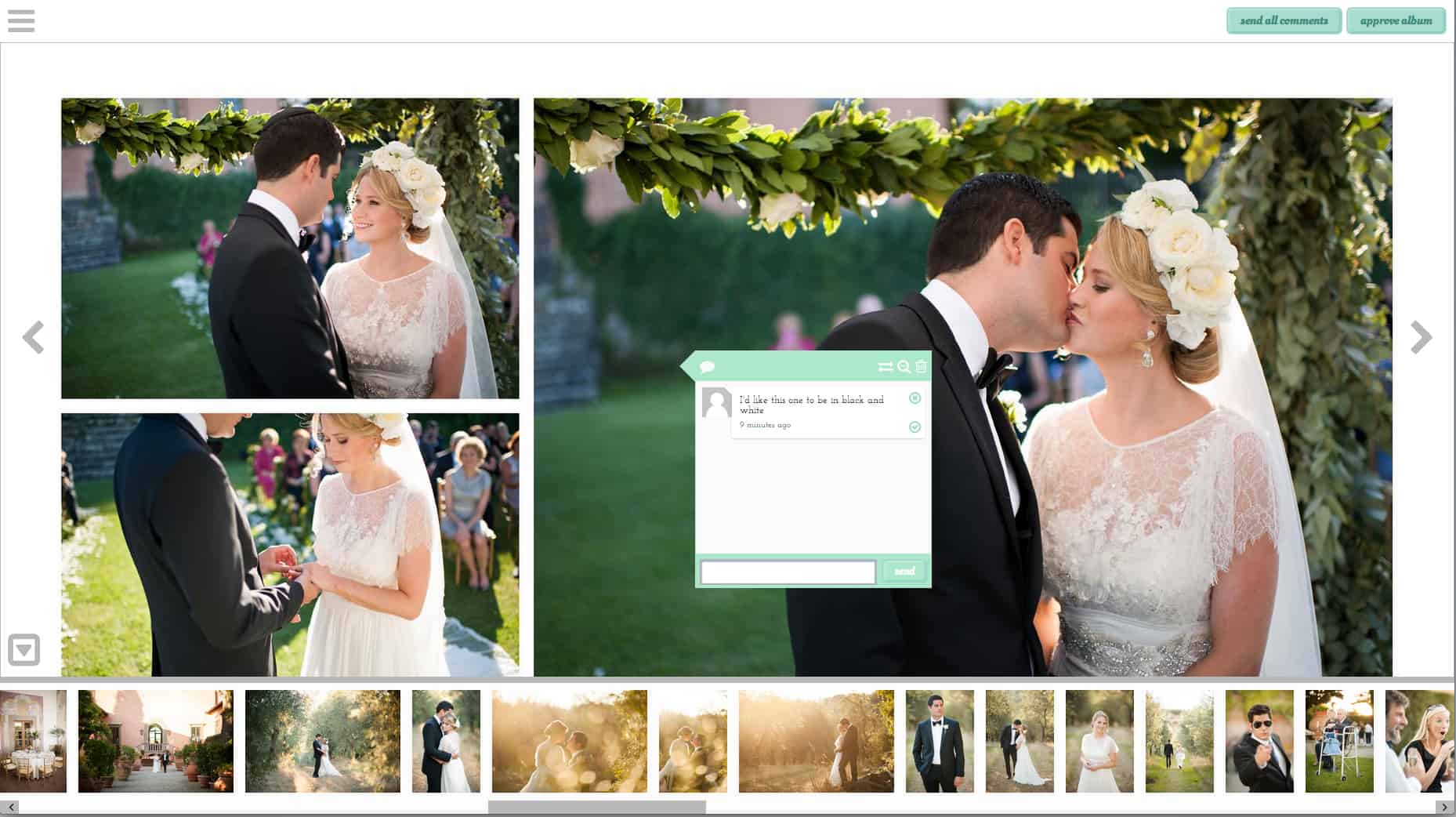 ShootProof AlbumParrot