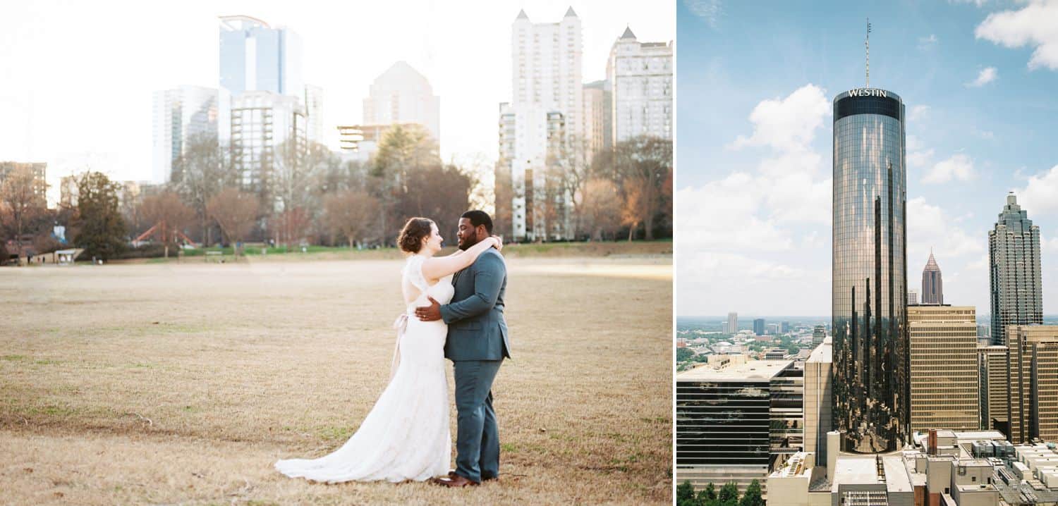Expand Your Community, One Love Letter At A Time: Piedmont Park Wedding Portrait & the Westin Skyline