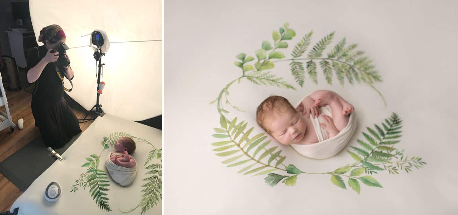 Behind the Scenes with a DIY Newborn Photographer