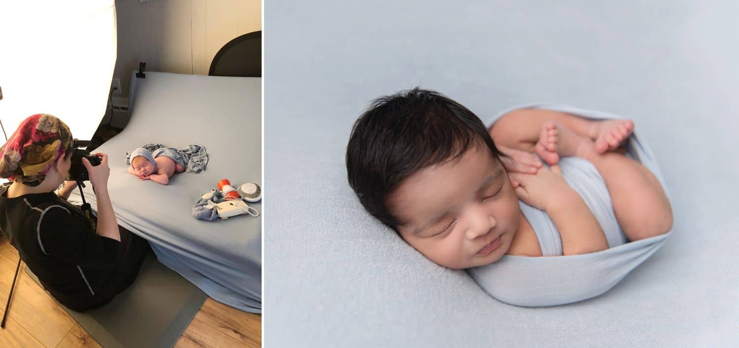 Behind the Scenes with a DIY Newborn Photographer