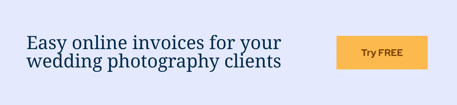 ShootProof makes easy, online invoices for your wedding photography clients