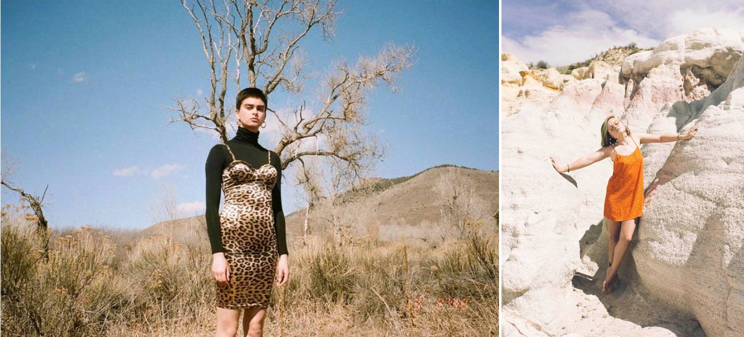 Photos: Havanah Hamilton's images depict women in stylish slip dresses posing in the desert under a hot midday sun.