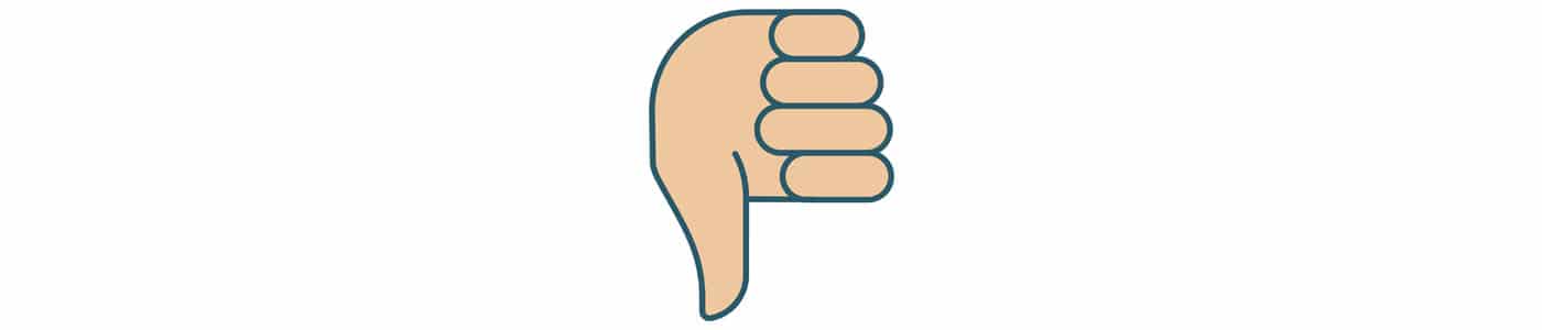 Passion Projects Thumbs Down