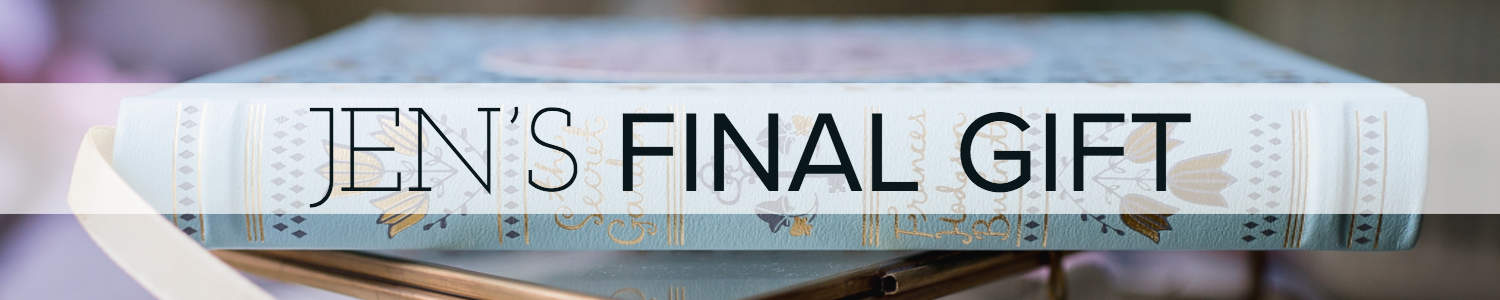 Jen's Final Gift: ShootProof + Now I Lay Me Down To Sleep