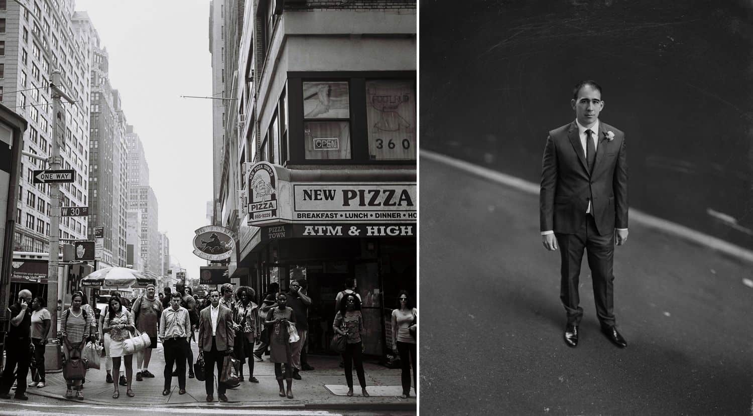 Authenticity Is Dead and Everything Is Wonderful: City Sidewalks & Businessmen In Black & White By Oli Sansom