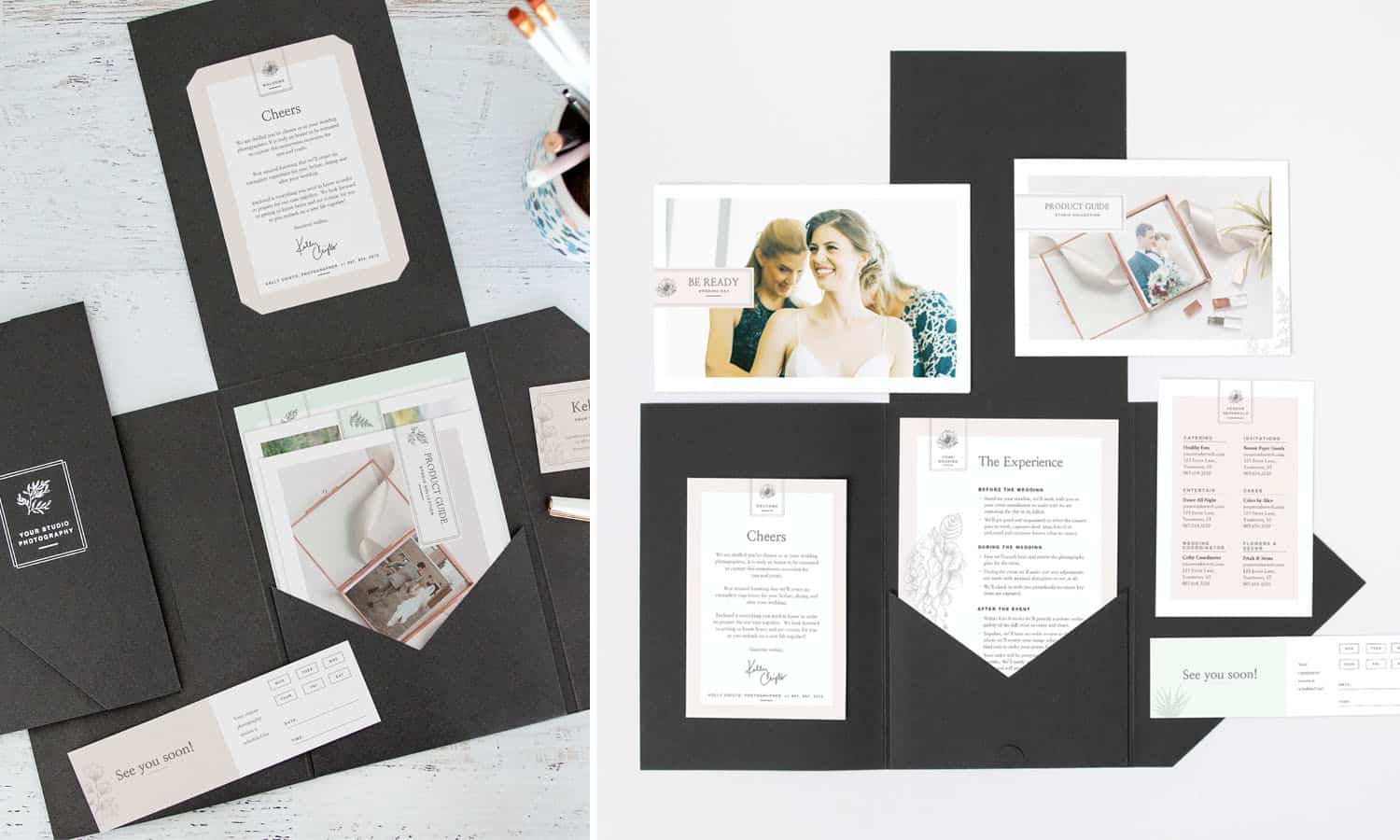 The Client Welcome Packet is one of Design Aglow's top-selling photography marketing templates.