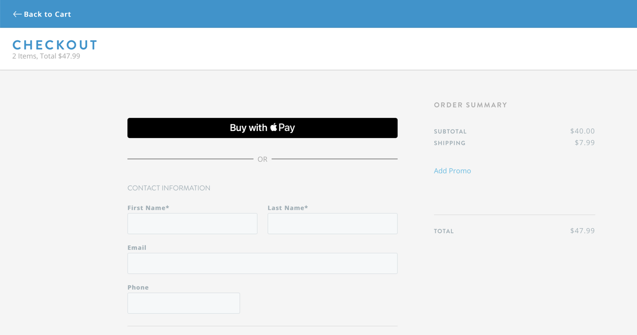 Apple Pay for ShootProof Users in Safari