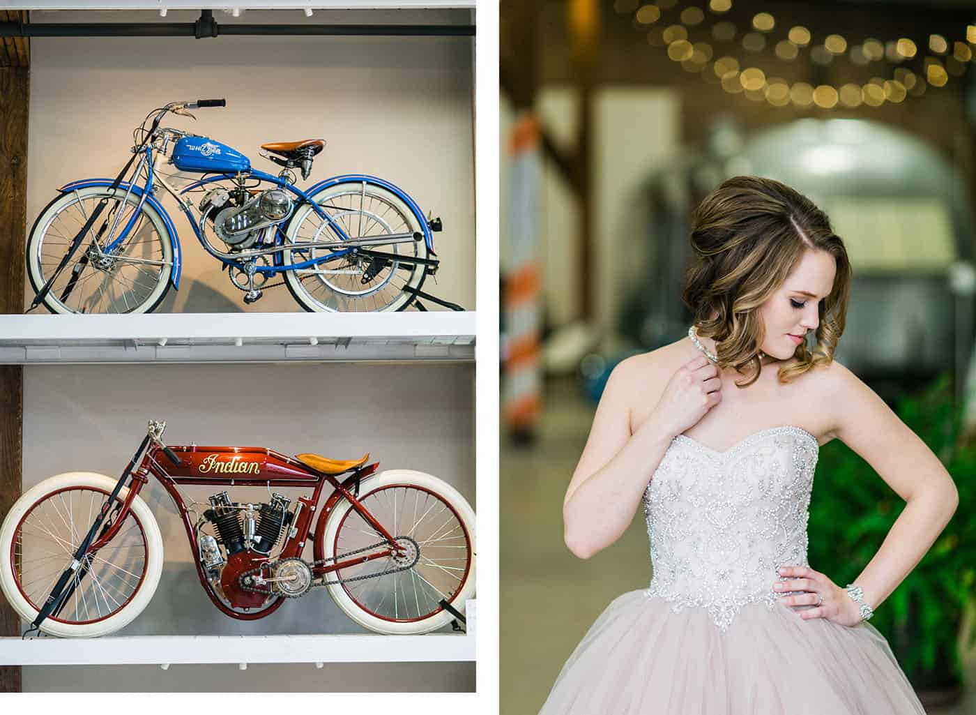 bride with vintage motorcycles rachael osborn client questions