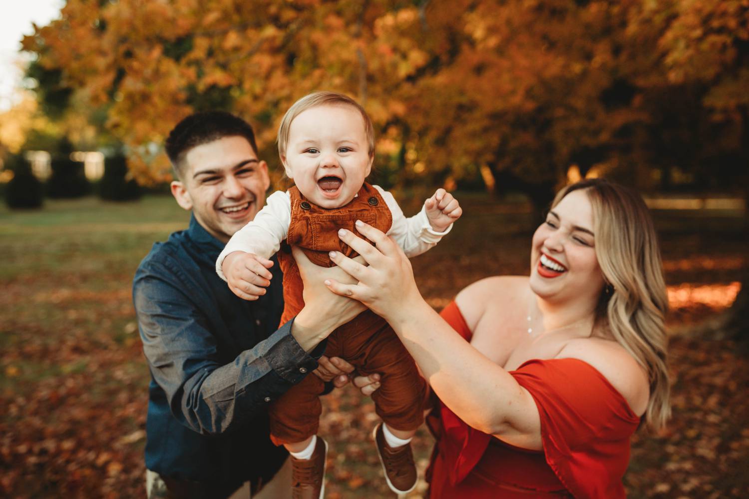 Fall family portrait